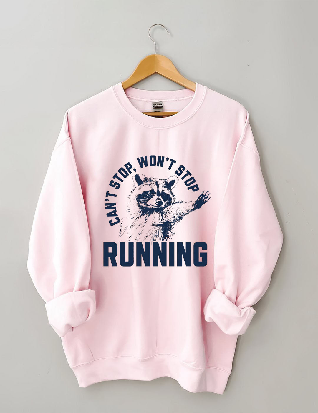 Can't Stop Running Funny Sweatshirt