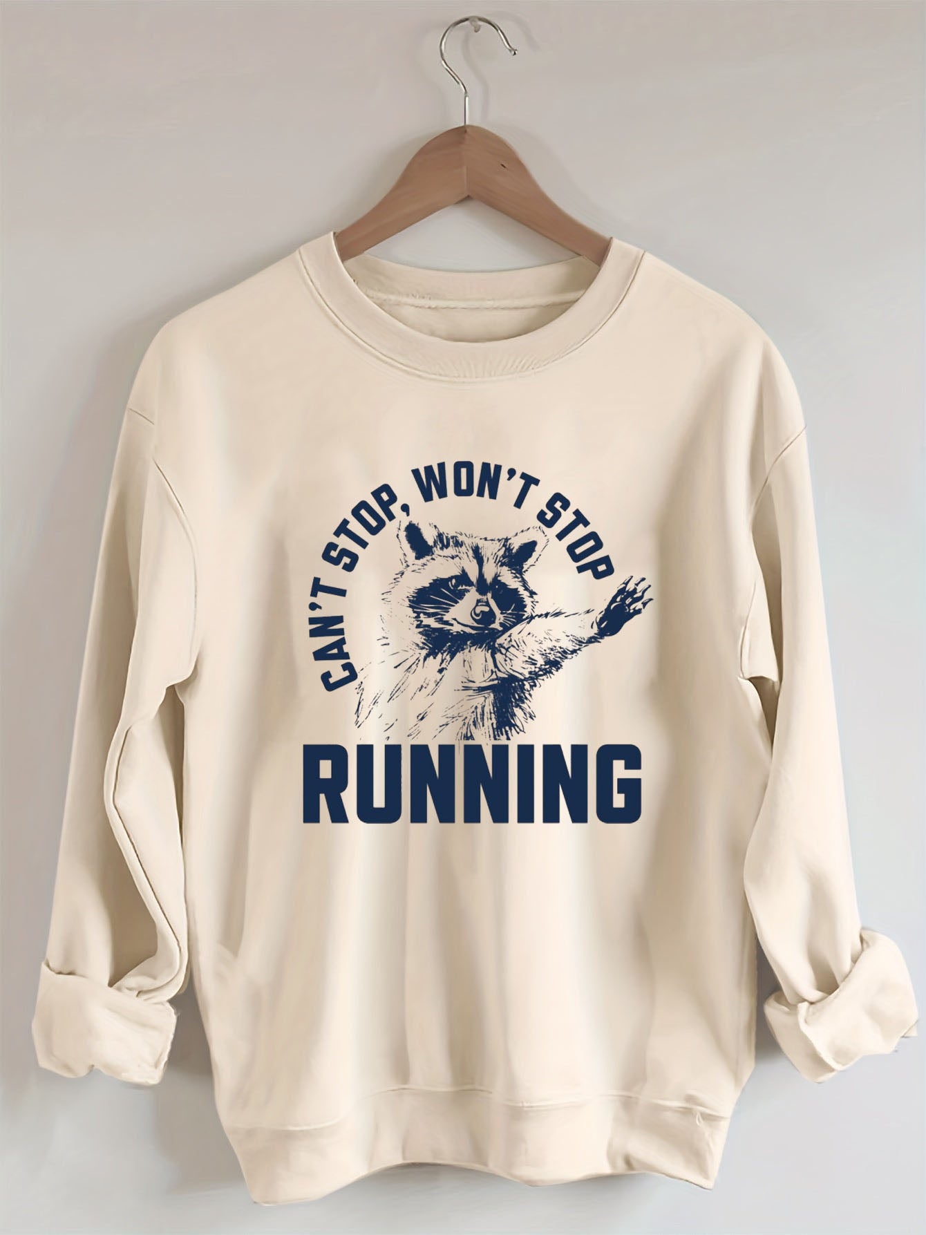 Can't Stop Running Funny Sweatshirt