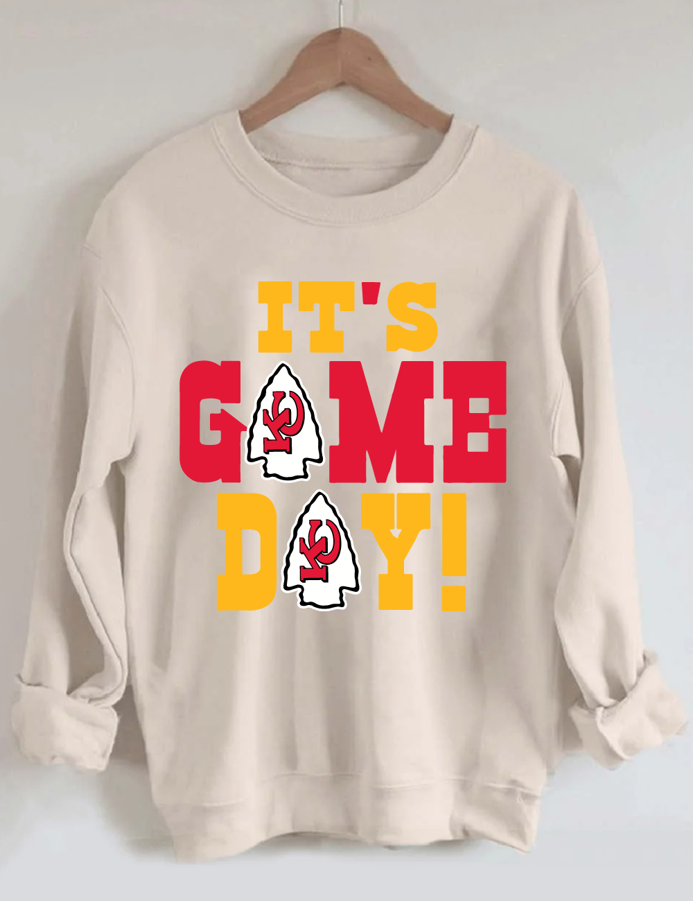 It's Game Day Chiefs Football Sweatshirt