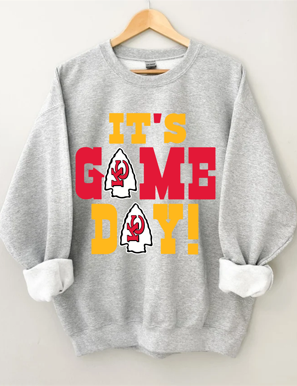 It's Game Day Chiefs Football Sweatshirt