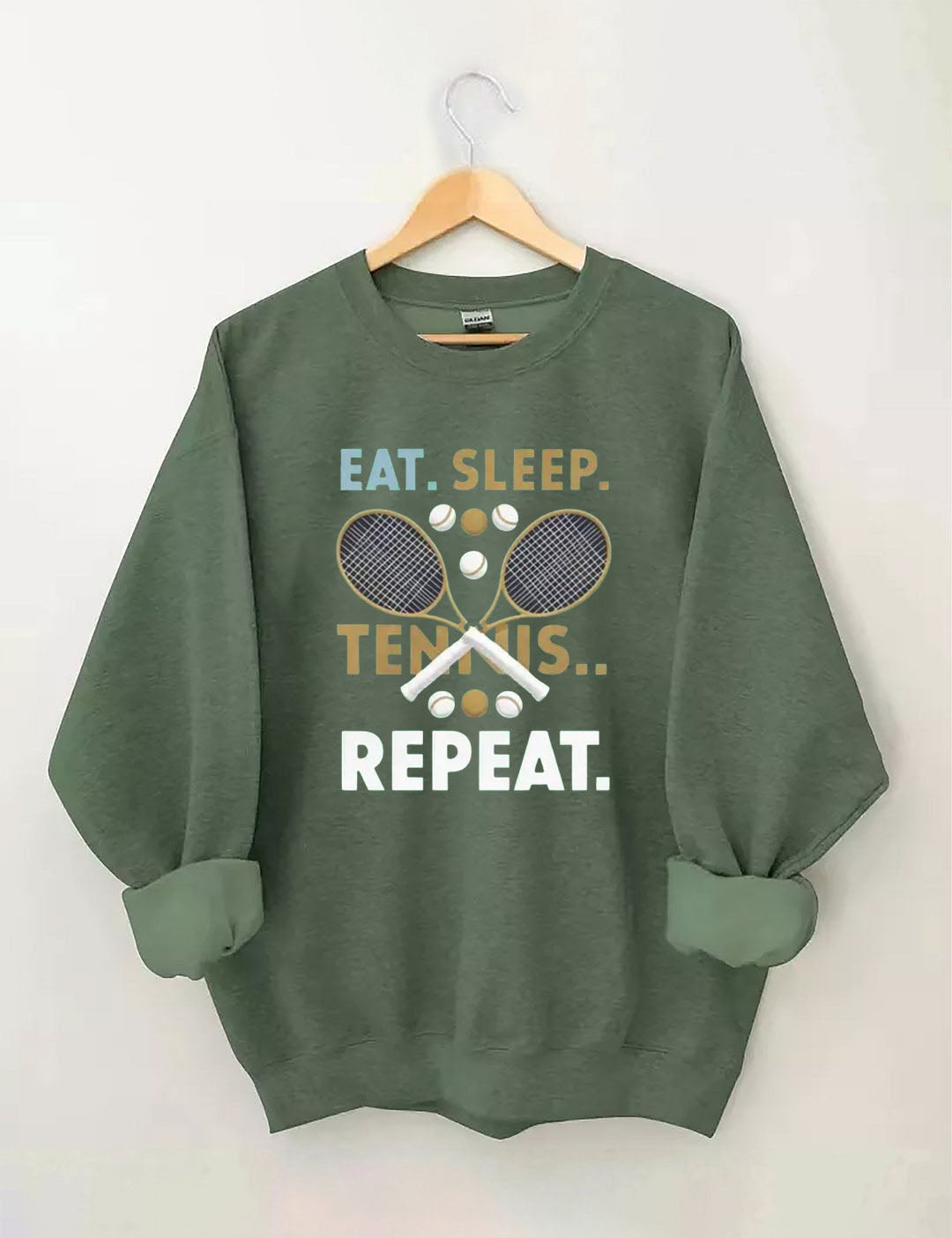 Eat. Sleep.Tennis Repeat Sweatshirt