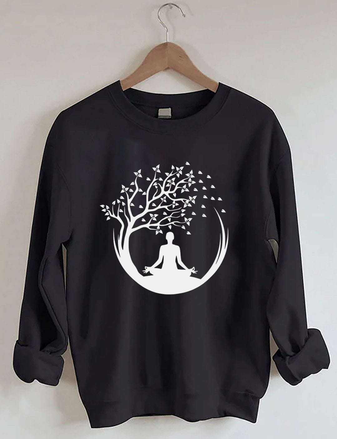 Yoga Tree circle Sweatshirt
