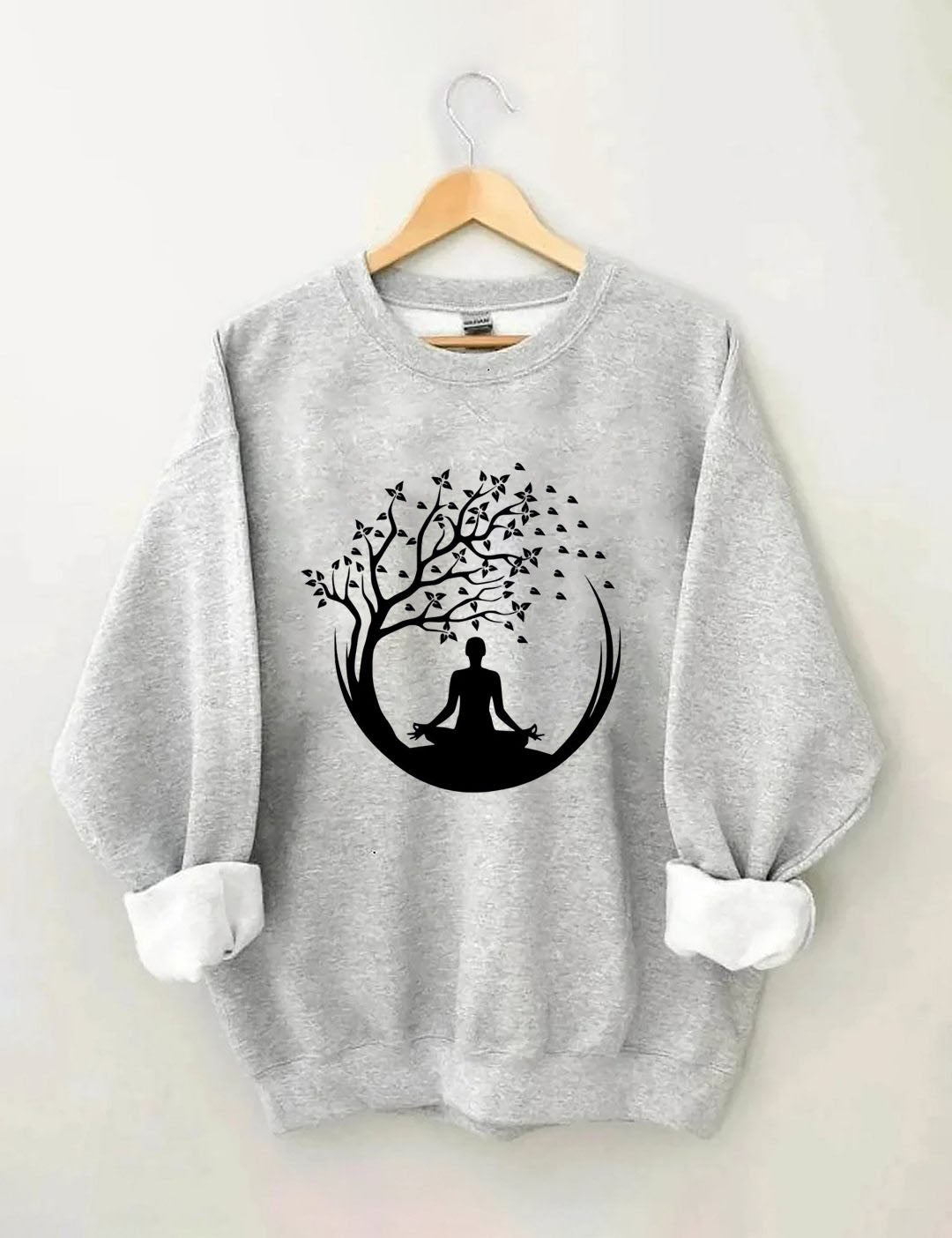 Yoga Tree circle Sweatshirt