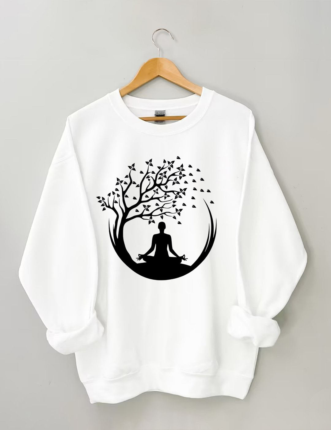 Yoga Tree circle Sweatshirt