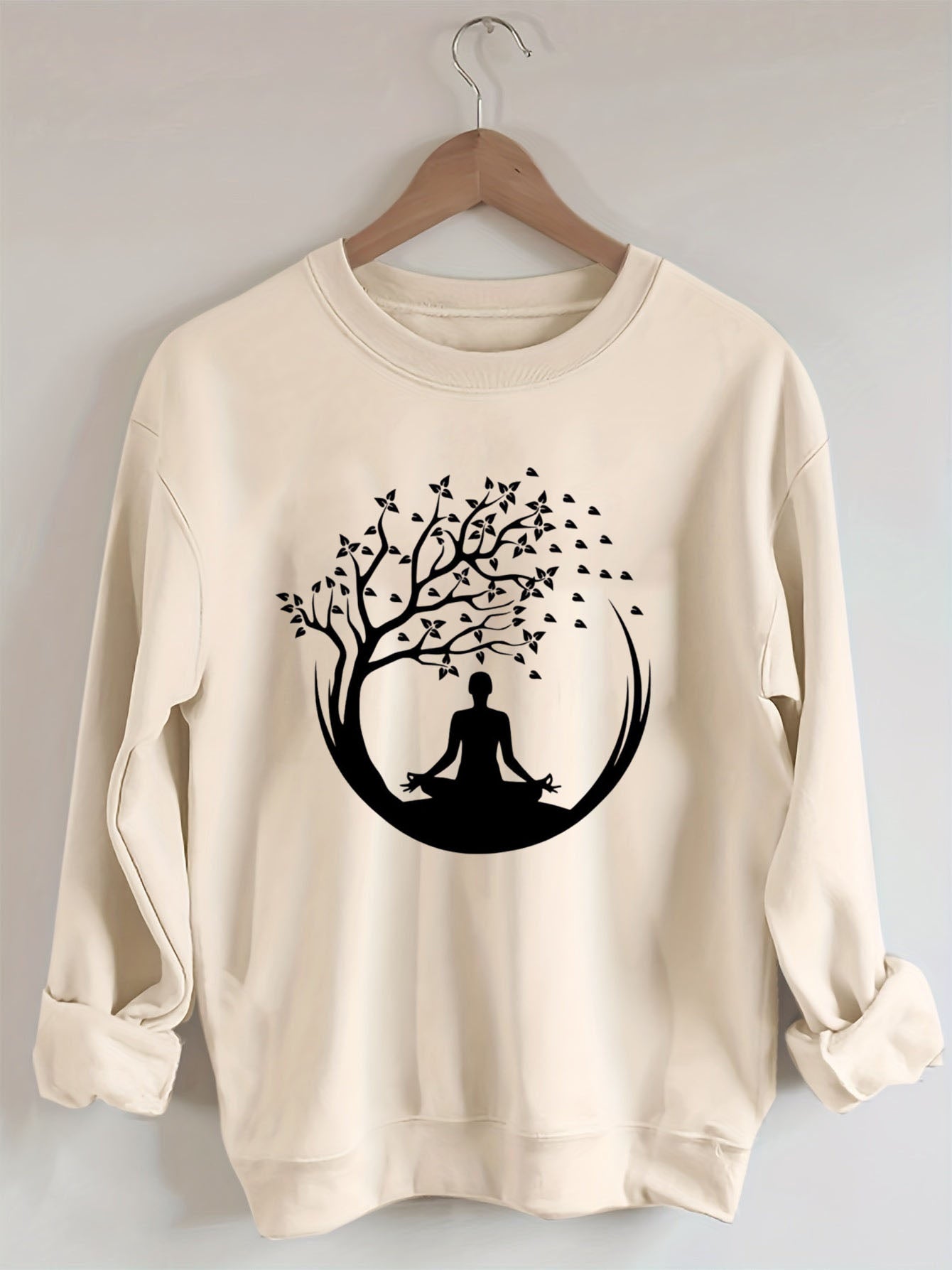 Yoga Tree circle Sweatshirt