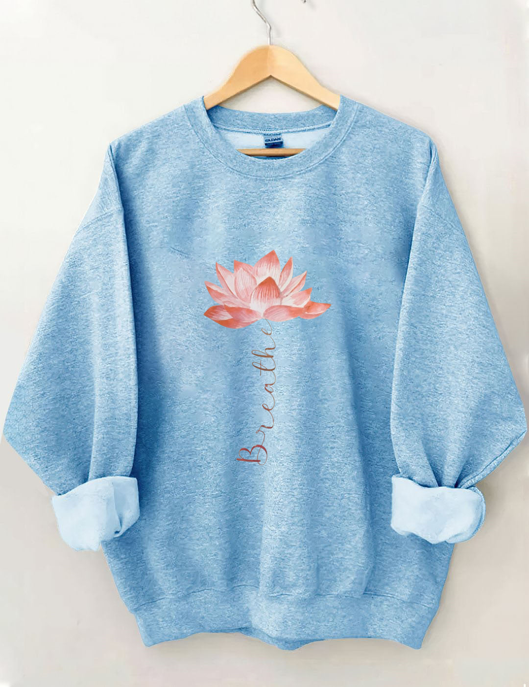 Lotus Flower Breathe Yoga Sweatshirt