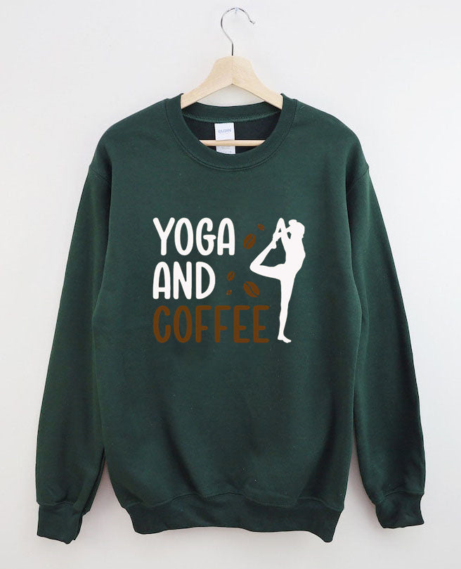 Yoga And Coffee Sweatshirt