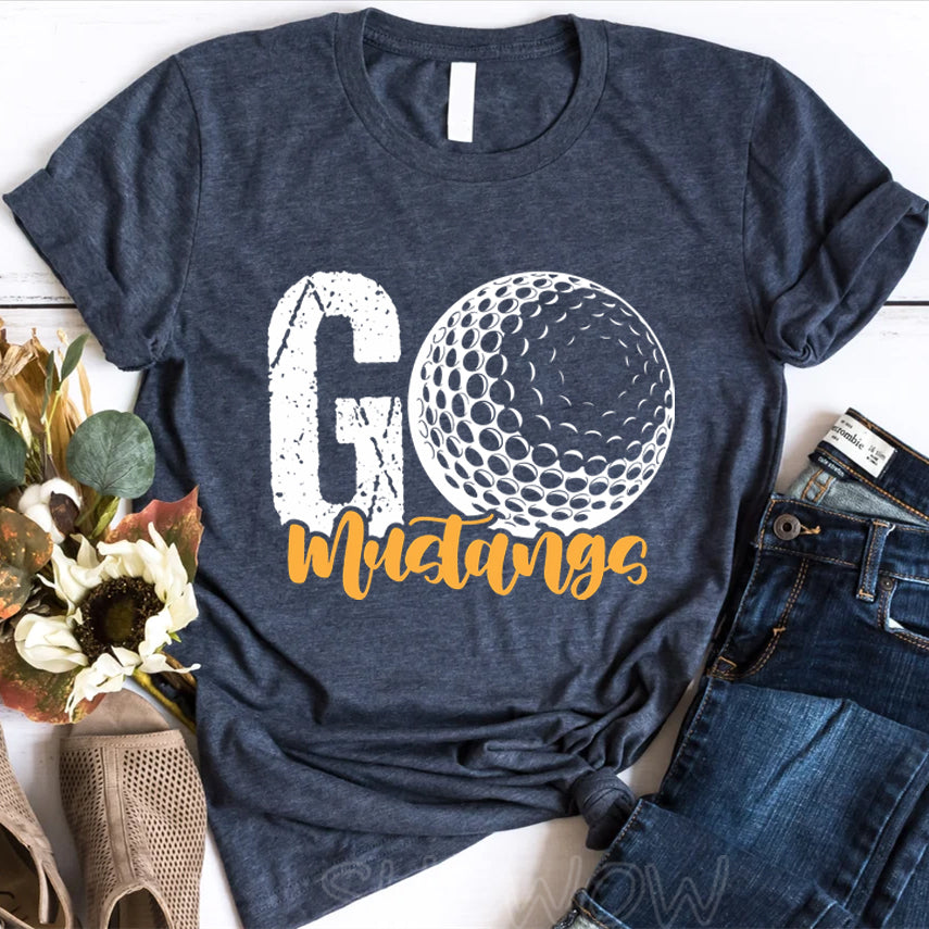 GO Golf Mustangs T-shirt