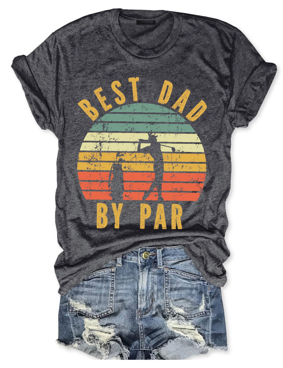 Best Dad By Par Golf T-shirt