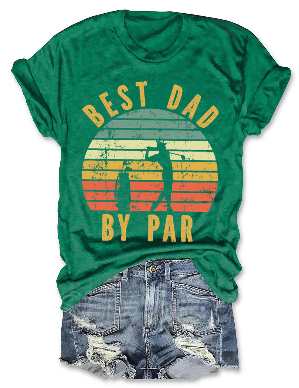 Best Dad By Par Golf T-shirt