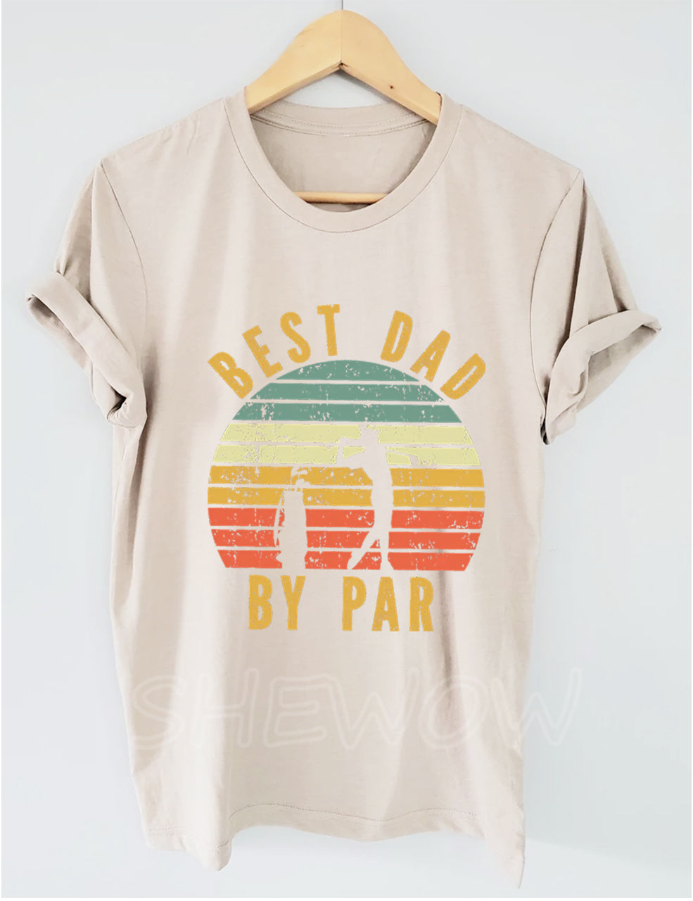 Best Dad By Par Golf T-shirt