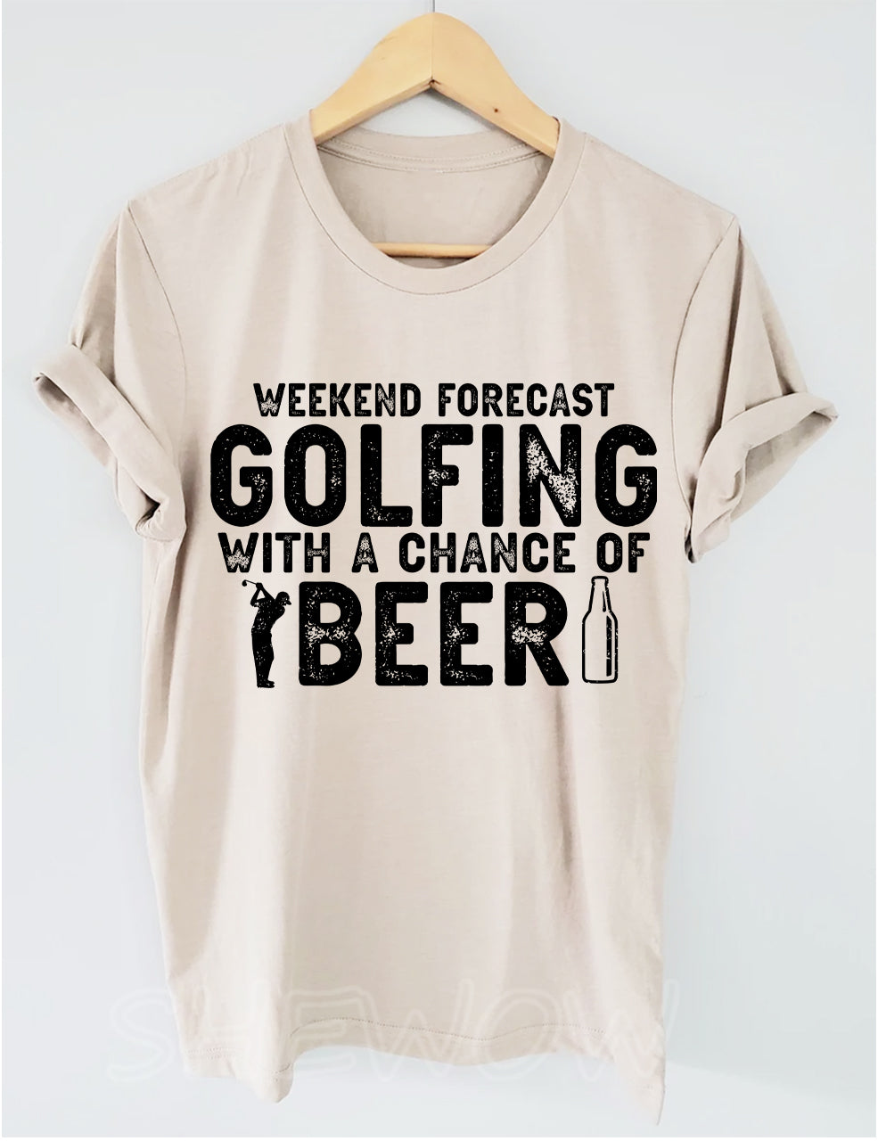 Weekend Forecast Golfing T-shirt