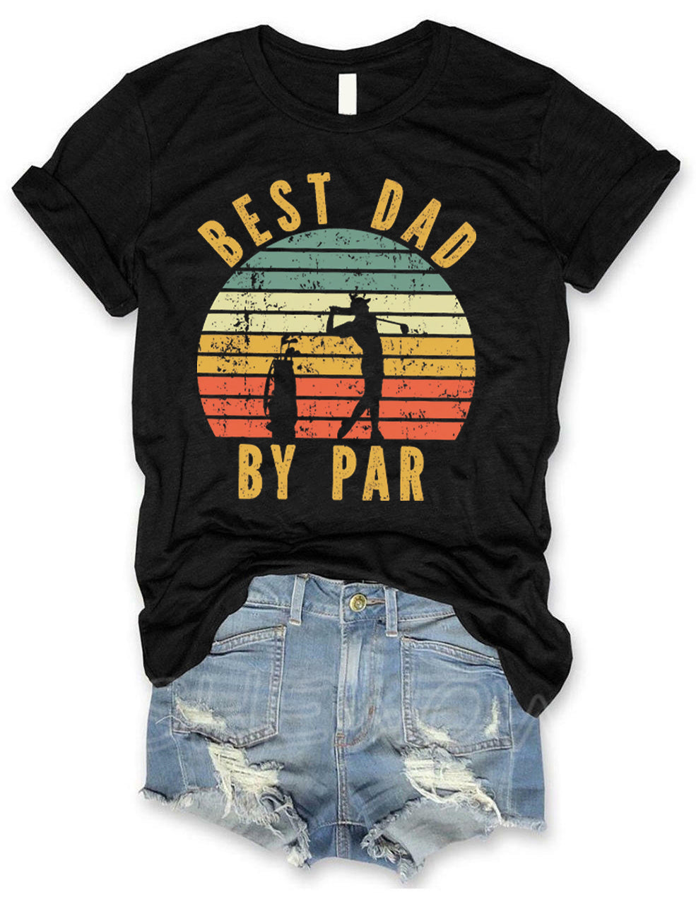 Best Dad By Par Golf T-shirt