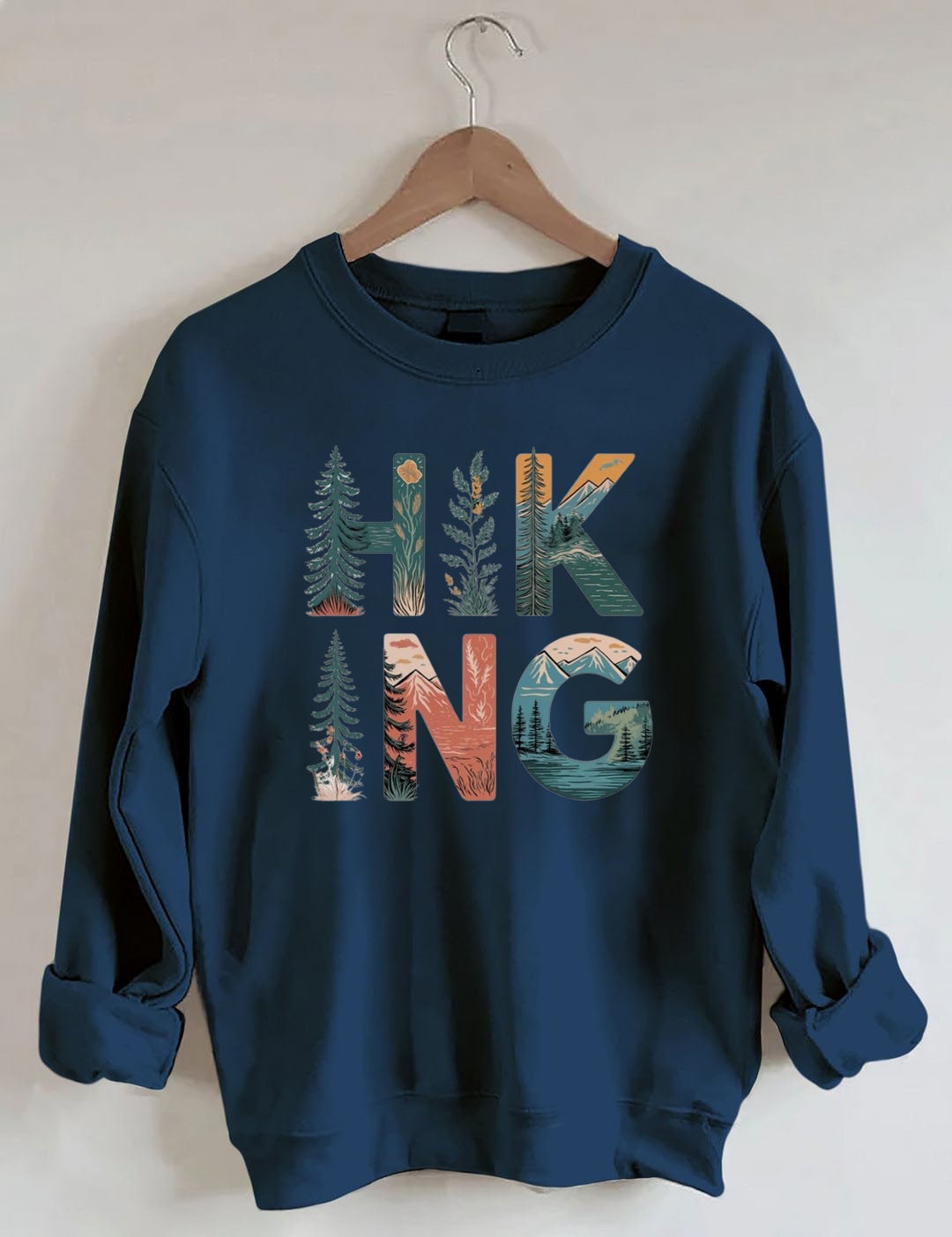 Hiking Mountains Adventure Outdoors Sweatshirt