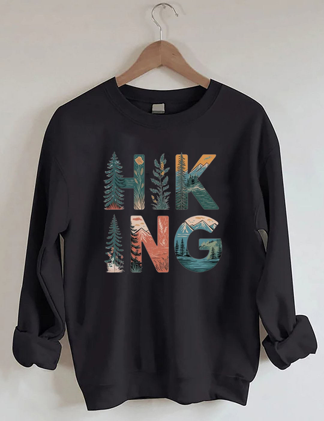 Hiking Mountains Adventure Outdoors Sweatshirt