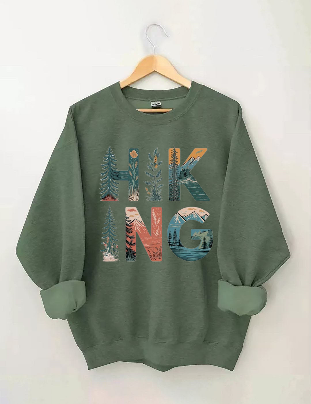 Hiking Mountains Adventure Outdoors Sweatshirt
