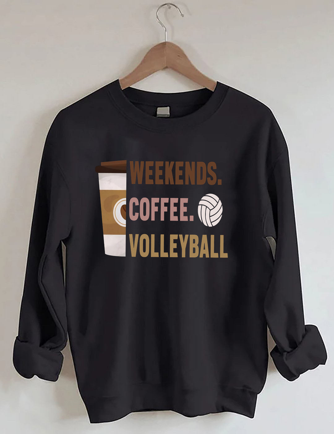 Weekend Coffee Volleyball Sweatshirt