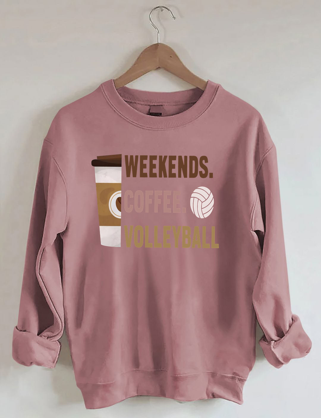 Weekend Coffee Volleyball Sweatshirt