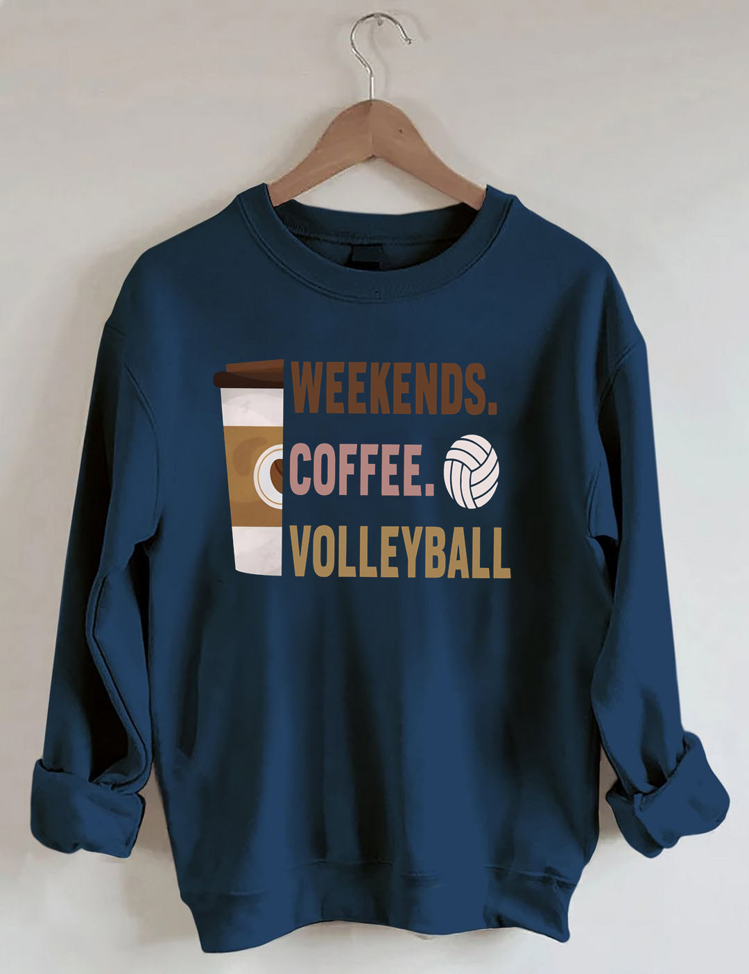 Weekend Coffee Volleyball Sweatshirt