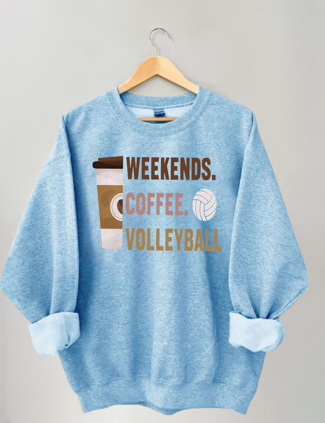 Weekend Coffee Volleyball Sweatshirt