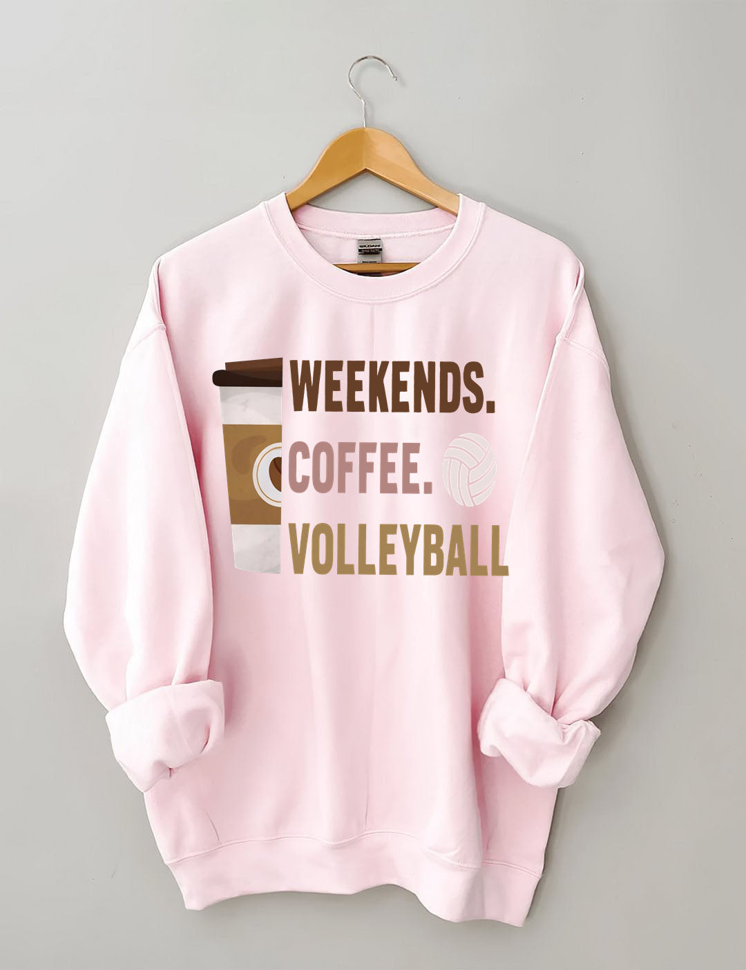 Weekend Coffee Volleyball Sweatshirt