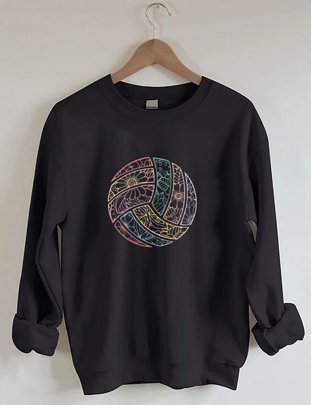 Floral Volleyball Sweatshirt