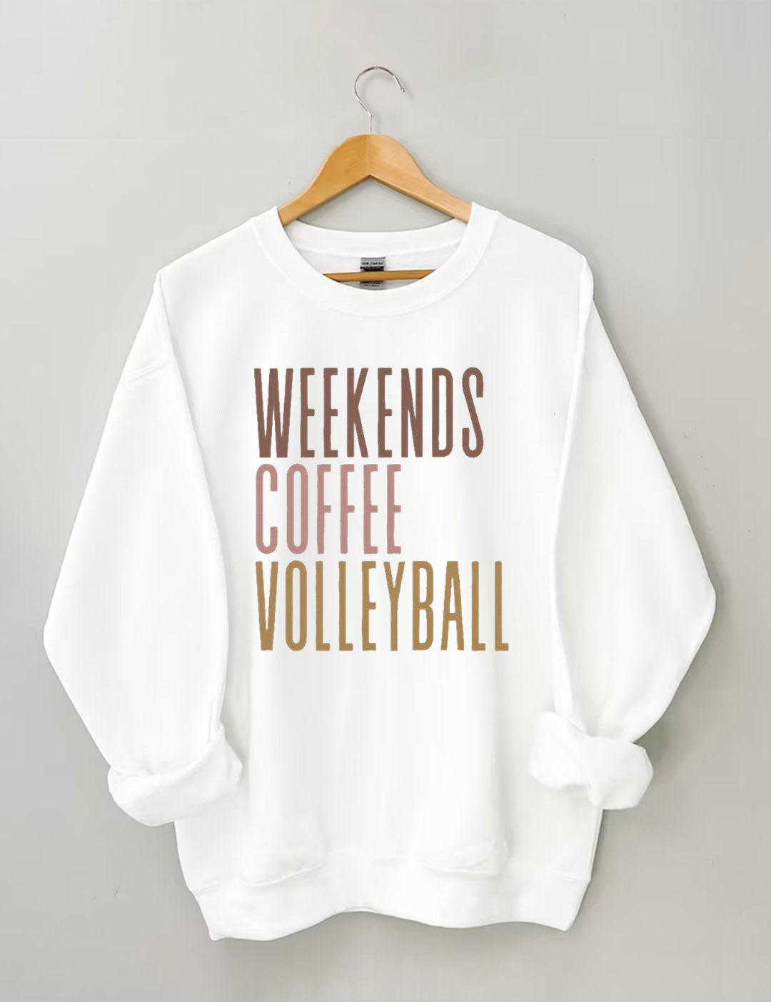 Weekend Coffee Volleyball Sweatshirt