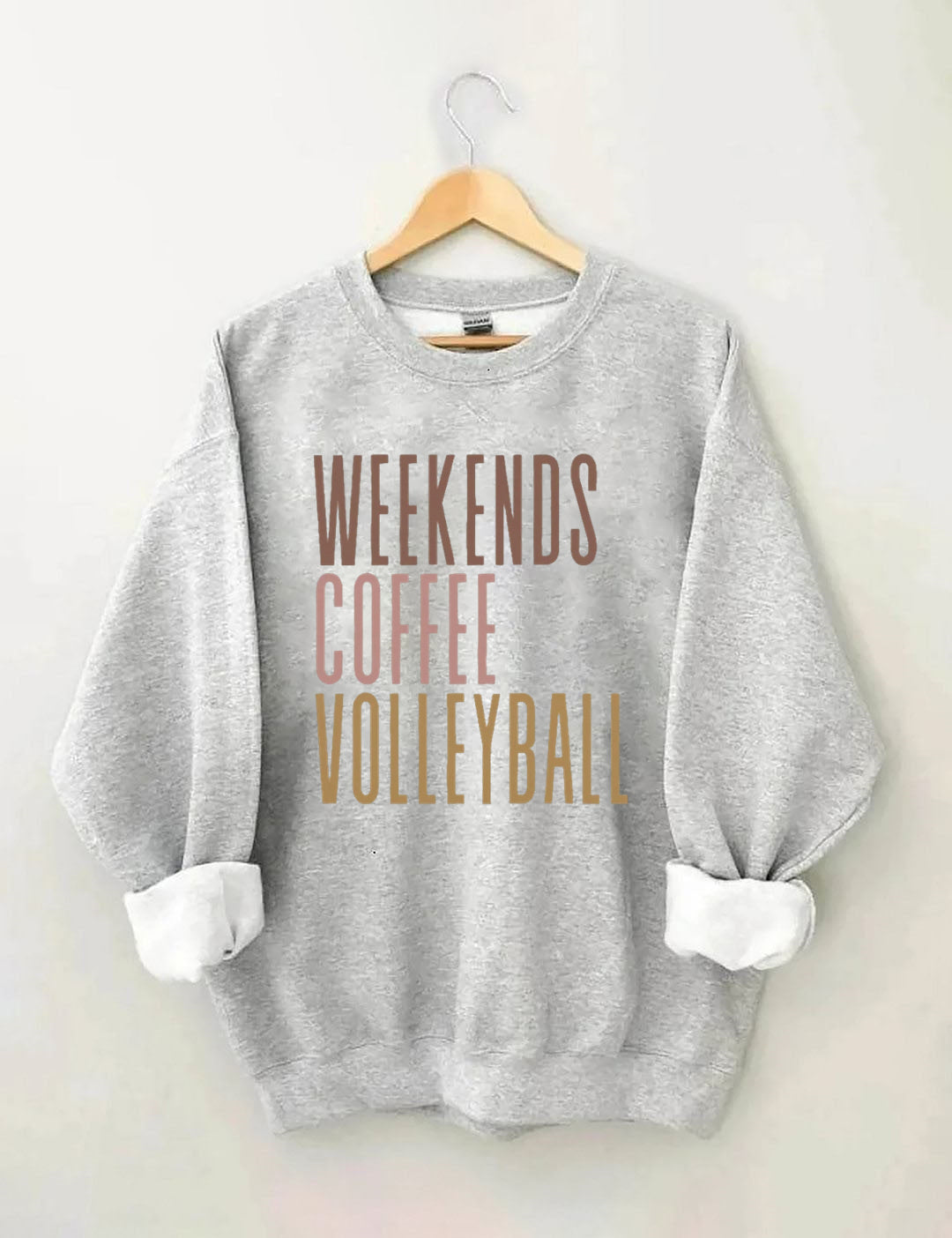Weekend Coffee Volleyball Sweatshirt