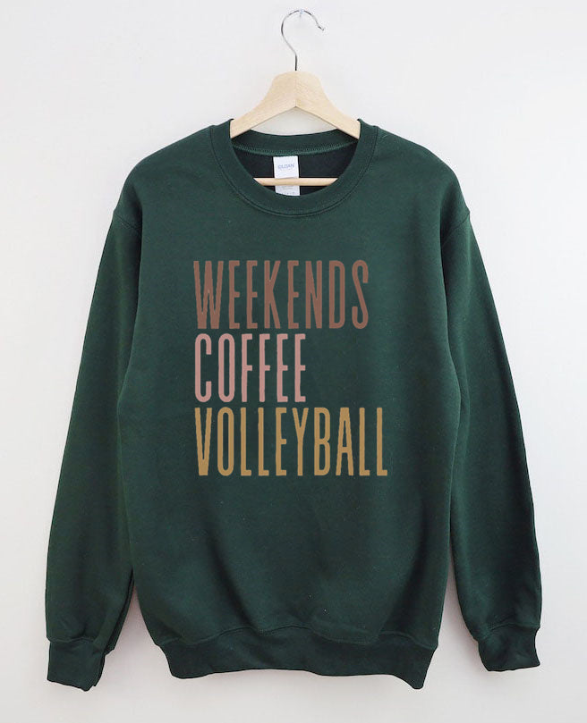 Weekend Coffee Volleyball Sweatshirt