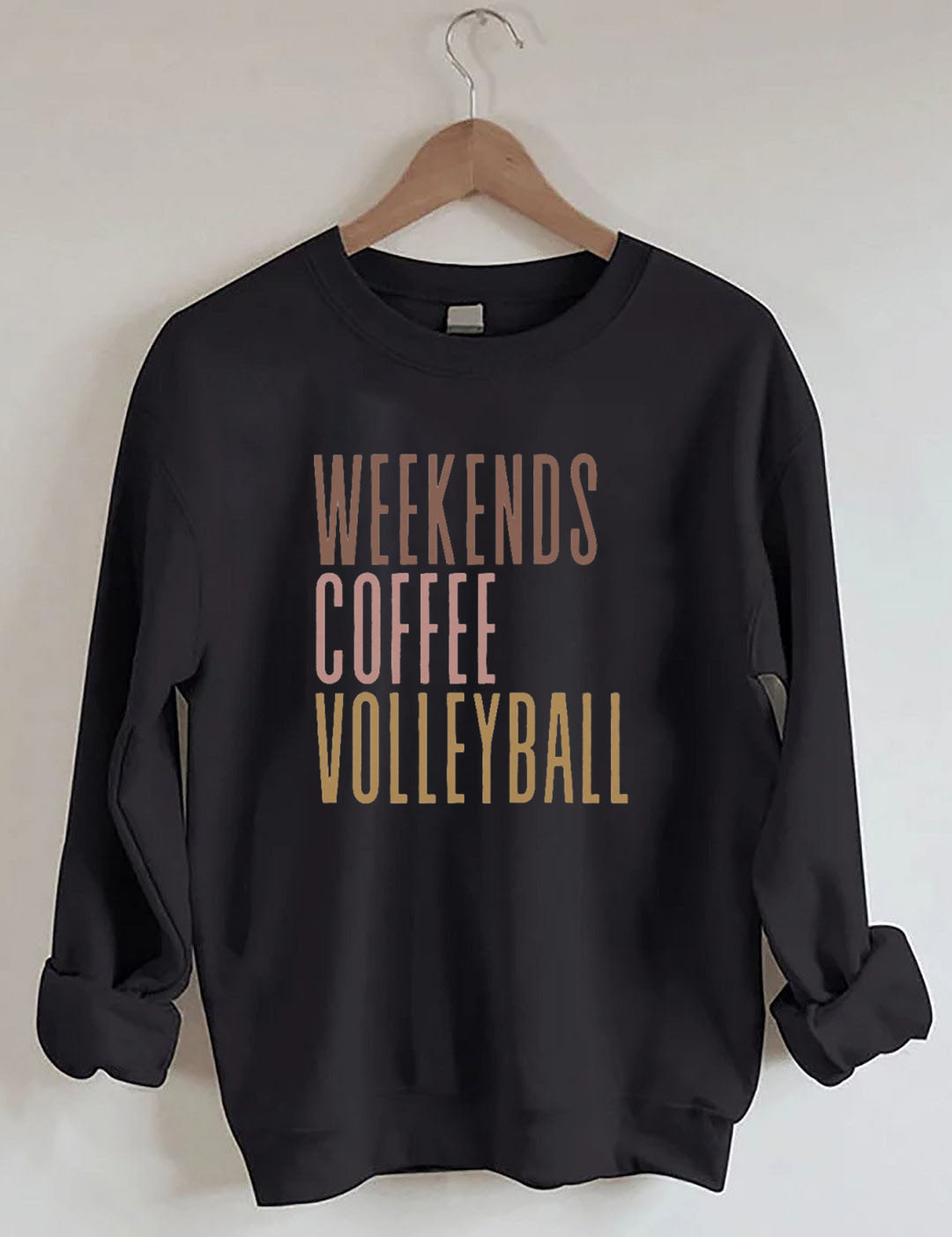 Weekend Coffee Volleyball Sweatshirt