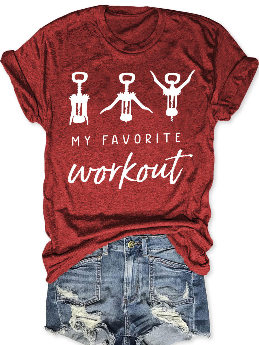 Wine Workout T-shirt