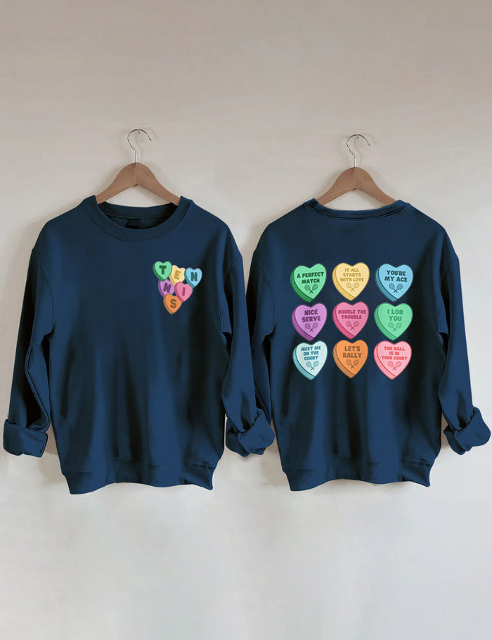 Valentine's Tennis Sweatshirt