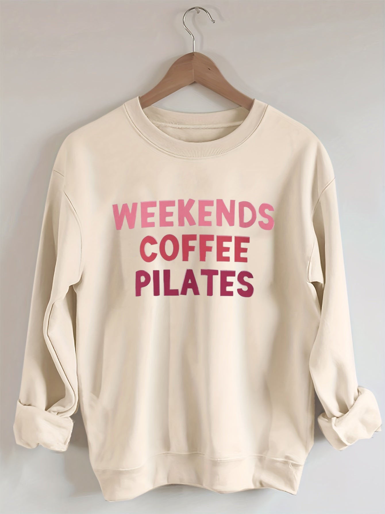 Weekends Coffee Pilates Sweatshirt