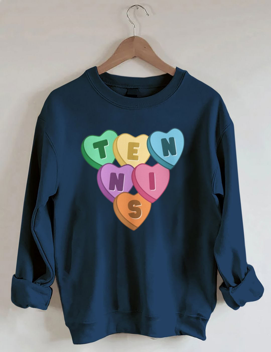 Tennis Candy Hearts Sweatshirt