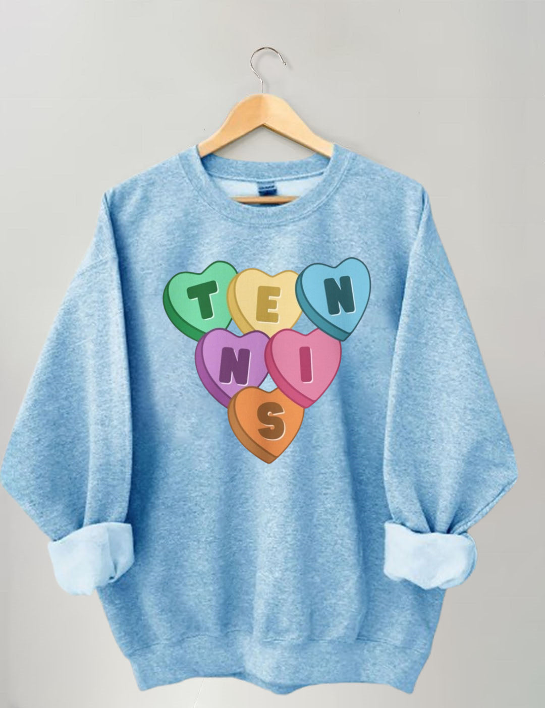 Tennis Candy Hearts Sweatshirt