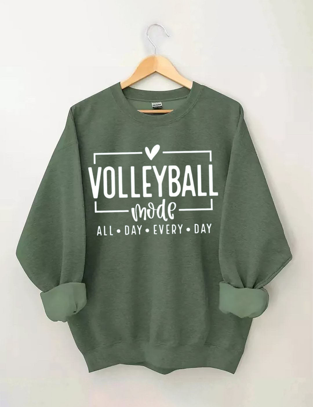 Volleyball Mode , All Day Every Day Sweatshirt
