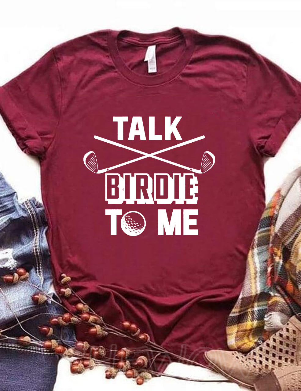 Talk Birdie To Me Golf T-shirt