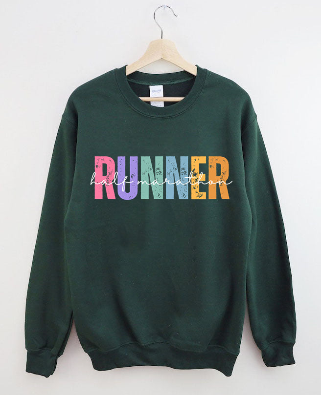 Half Marathon Runner Jumper Sweatshirt