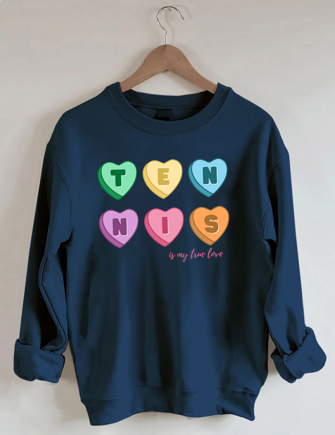 Tennis Candy Hearts Sweatshirt