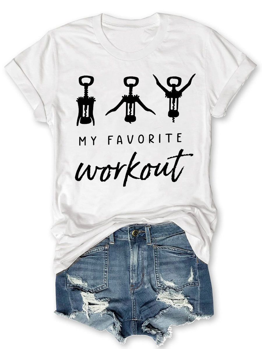 Wine Workout T-shirt