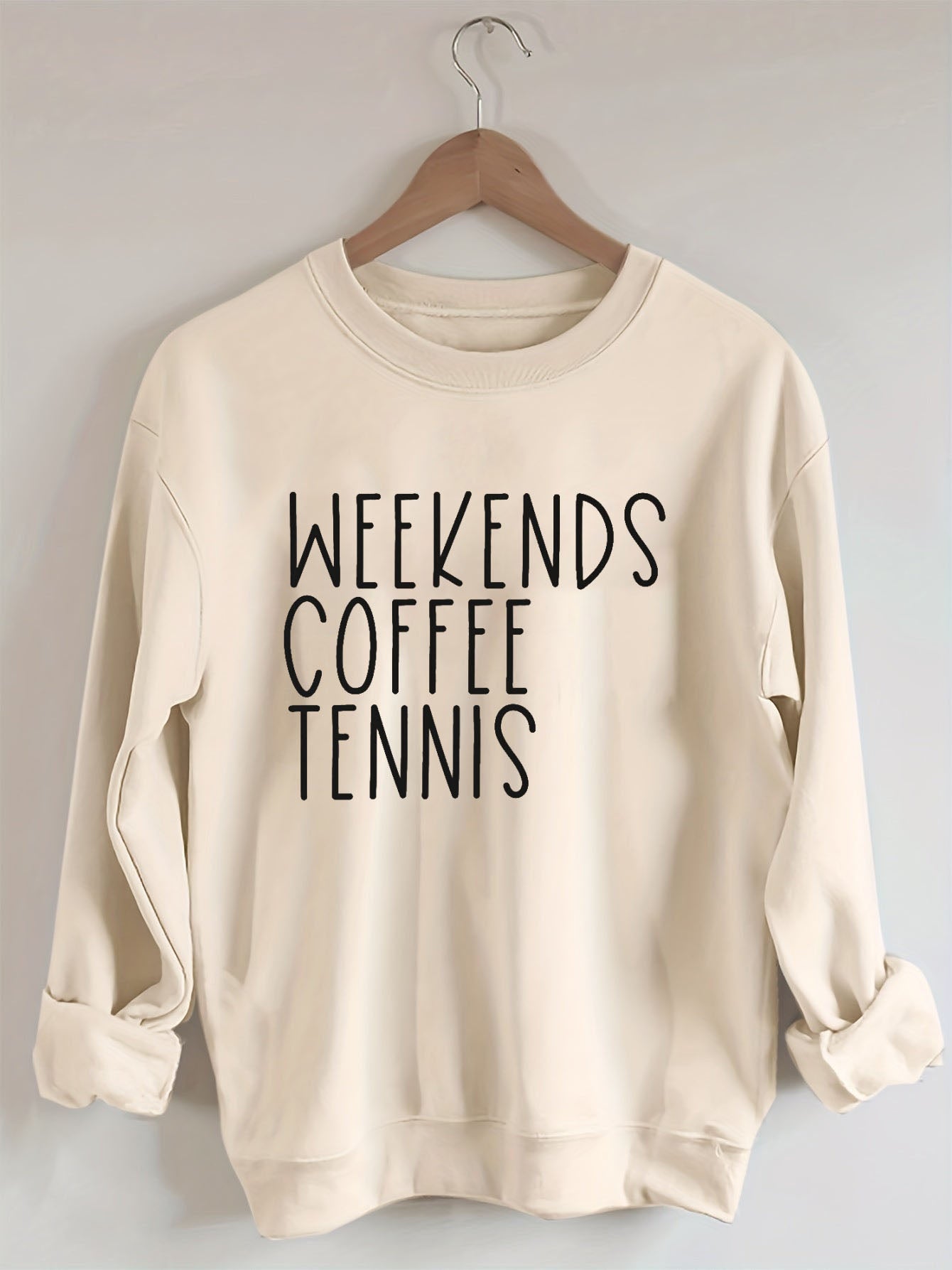 Weekend Coffee Tennis Sweatshirt