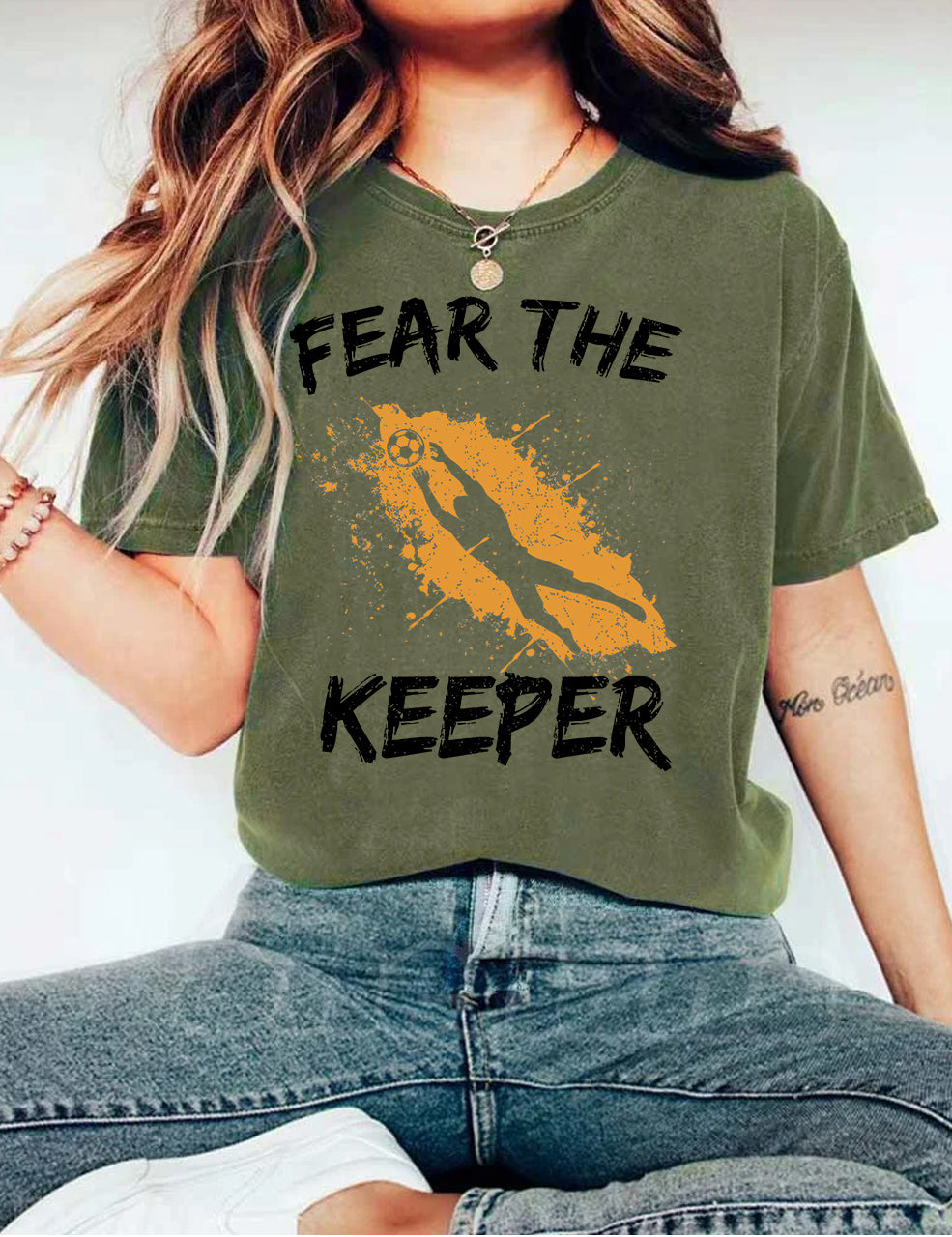 Fear The Keeper Soccer T-shirt