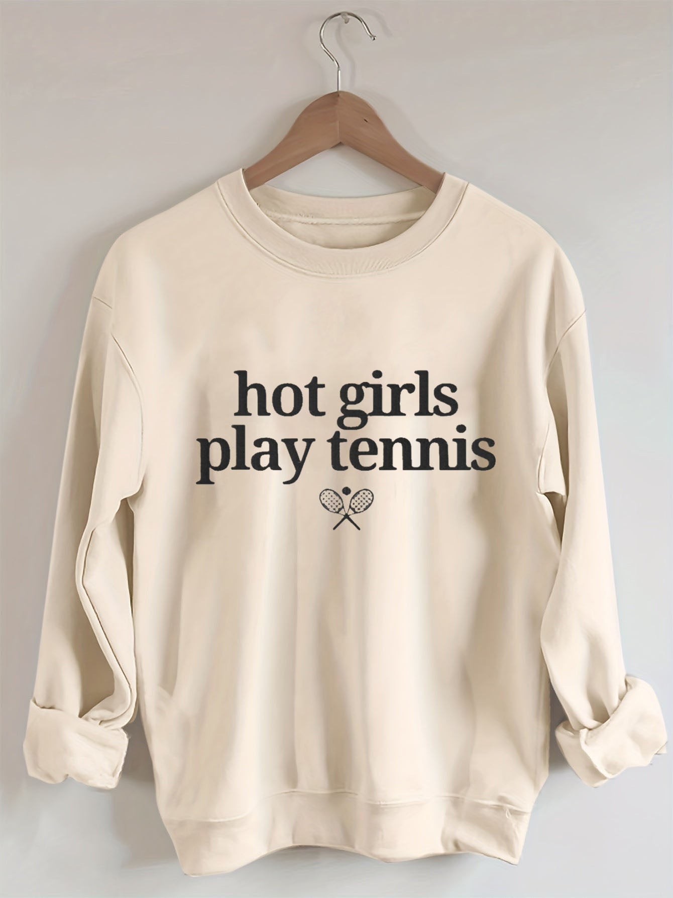 Hot Girls Play Tennis Sweatshirt