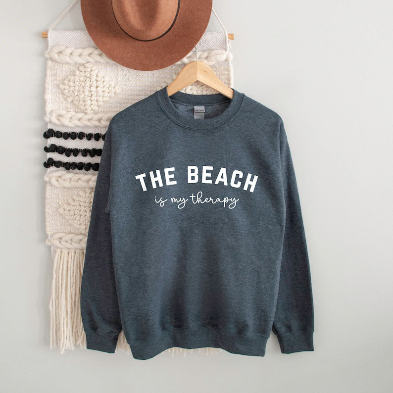 The Beach Is My Therapy Sweatshirt