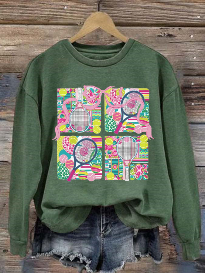 Coquette Tennis Coach Sweatshirt