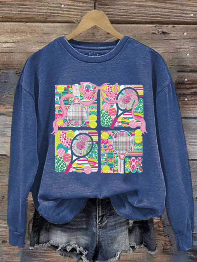 Coquette Tennis Coach Sweatshirt