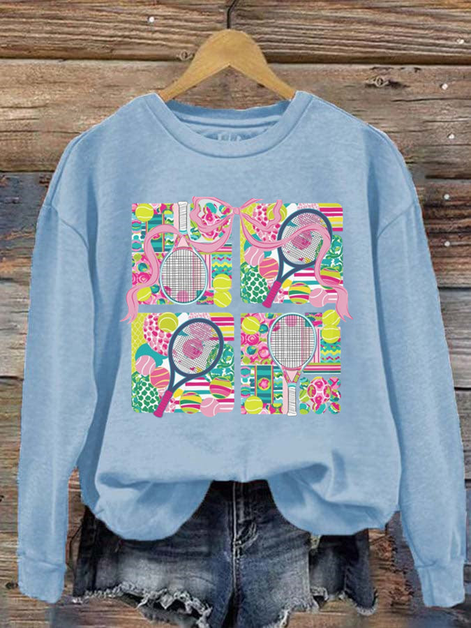 Coquette Tennis Coach Sweatshirt