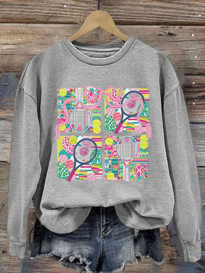 Coquette Tennis Coach Sweatshirt