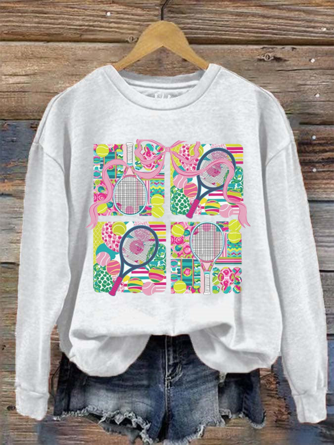 Coquette Tennis Coach Sweatshirt