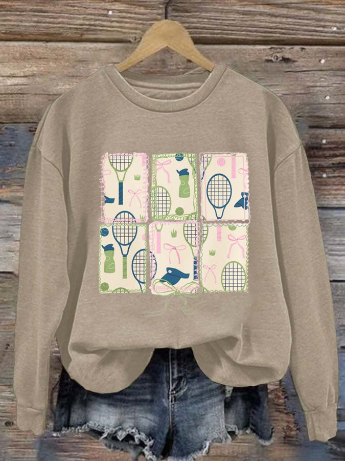 Coquette Tennis Coach Sweatshirt